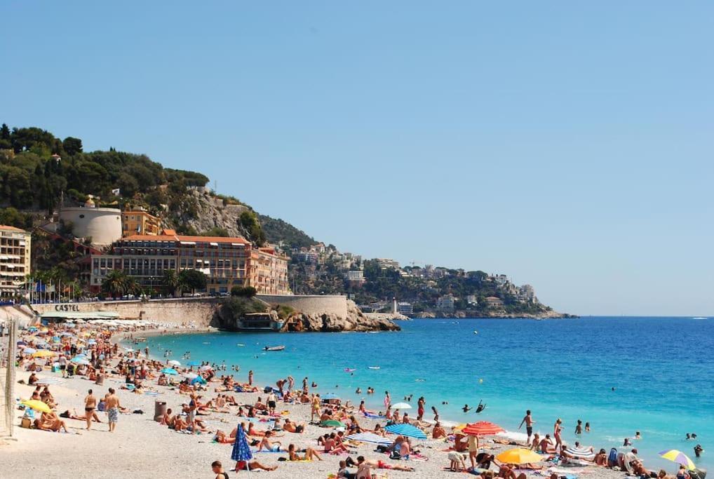 #28 1 Bdr Flat Ac Balcony Hper Central 10Mins To Beach & Old Town Nizza Kültér fotó